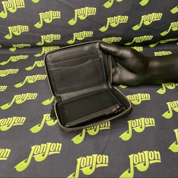 Coach Medium Zip Around Wallet in Signature Canvas - Picture 4 of 8